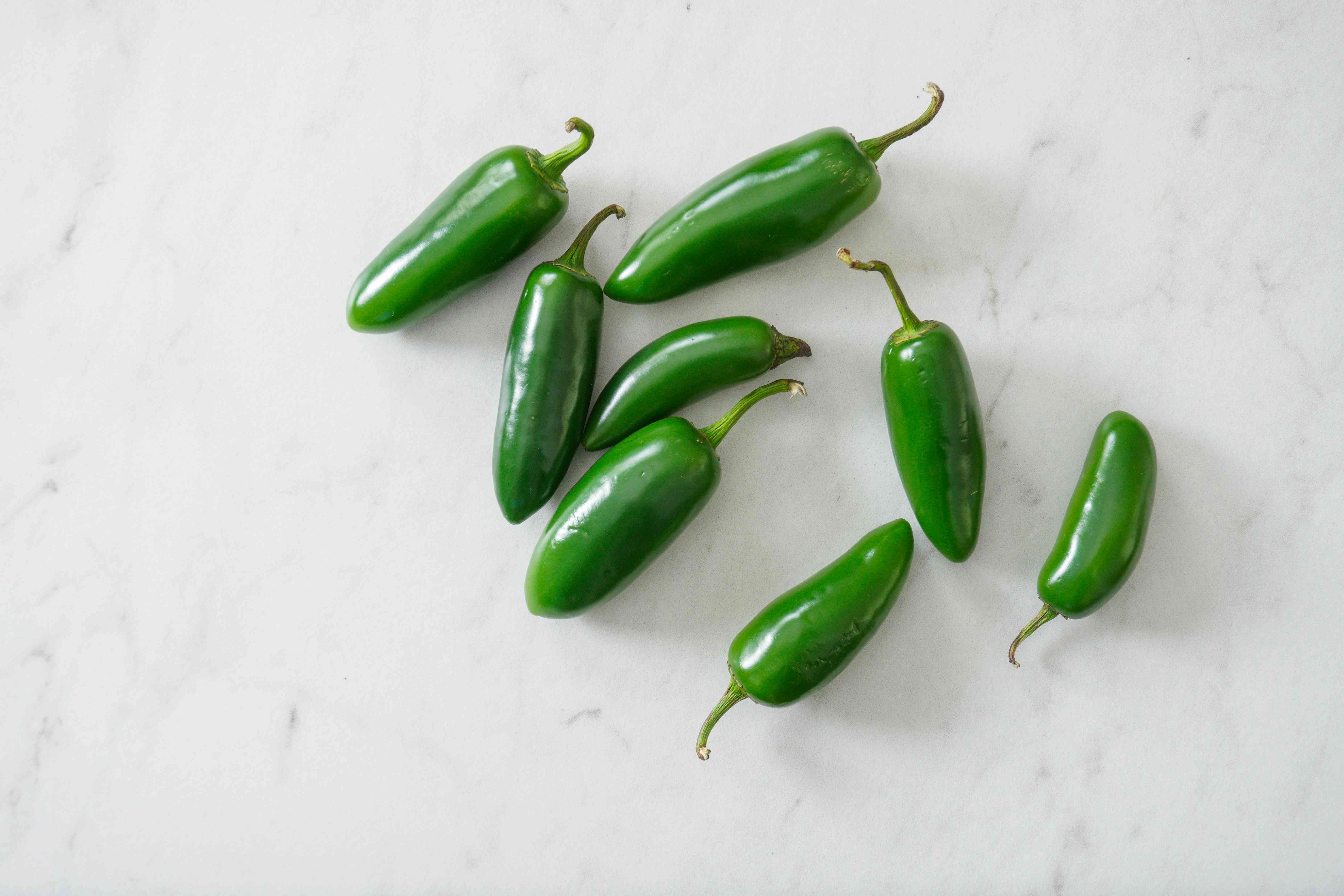 Fresh jalapeños.
