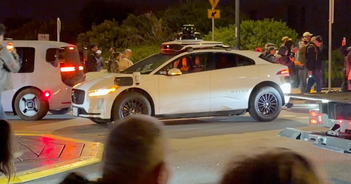 Waymo robotaxi in San Francisco.