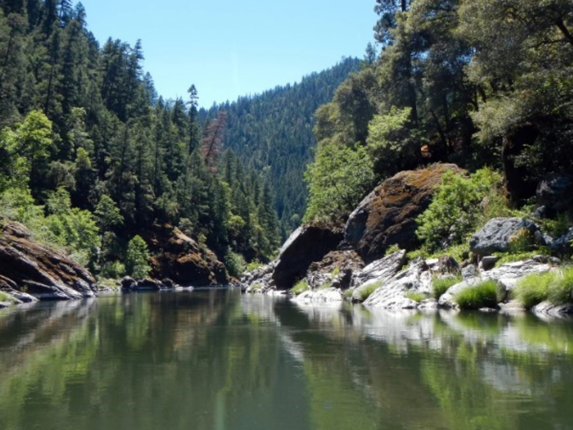 The Klamath River in Northern California.